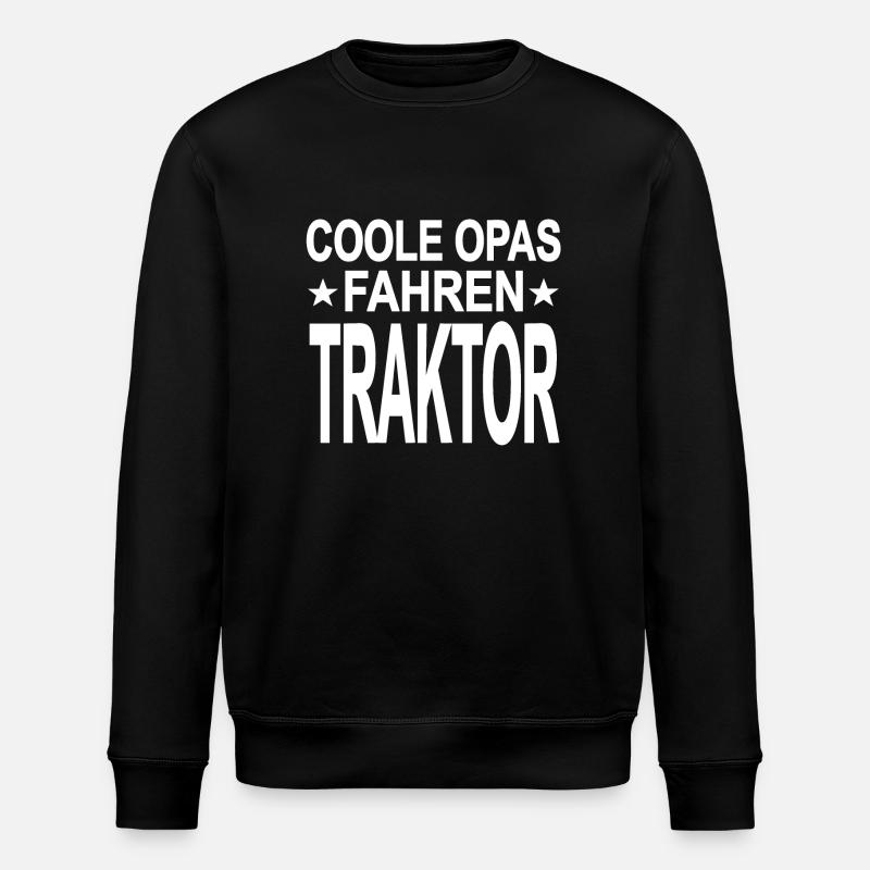 Traktor - Stanley/Stella Unisex Bio-Sweatshirt ROLLER - Schwarz