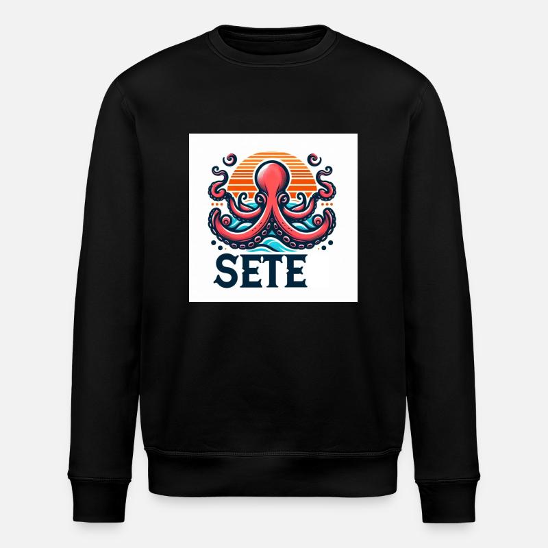 sete - Stanley/Stella ROLLER Unisex Organic Sweatshirt - black