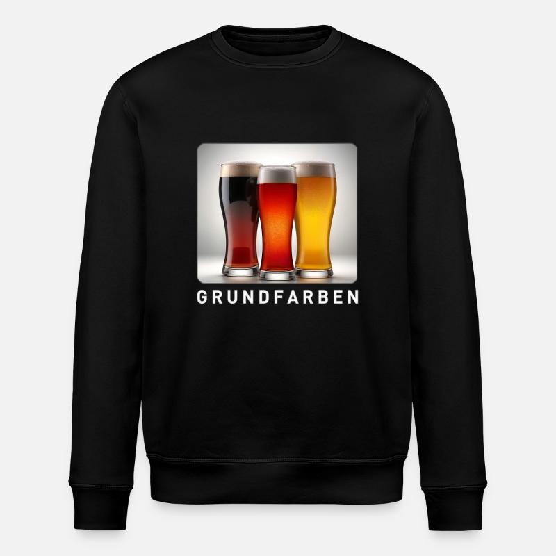 Grundfarben - Stanley/Stella Unisex Bio-Sweatshirt ROLLER - Schwarz