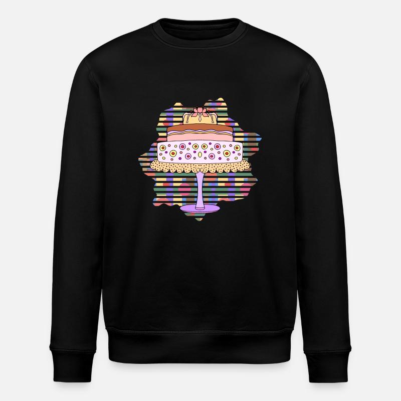 Kuchen - Stanley/Stella Unisex Bio-Sweatshirt ROLLER - Schwarz
