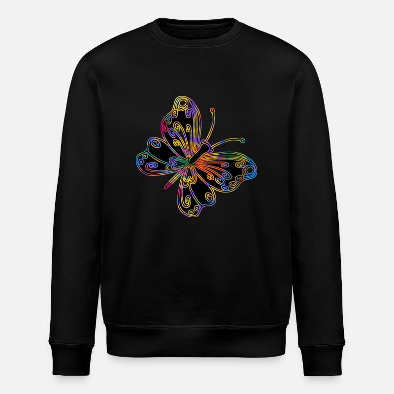 Papillon - Sweat bio ROLLER Stanley/Stella Unisexe - noir