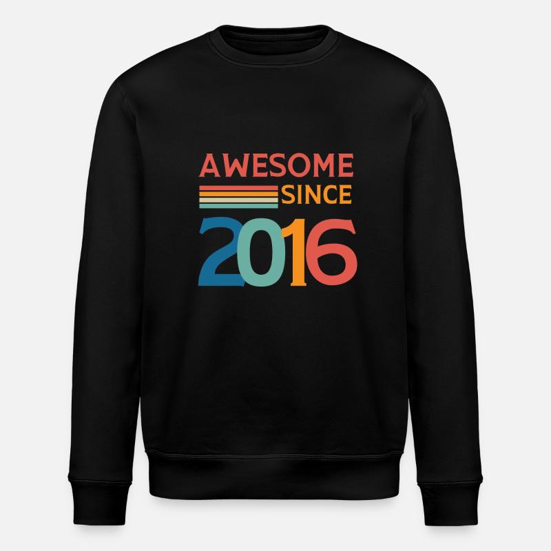 Großartig seit 2016 - Stanley/Stella Unisex Bio-Sweatshirt ROLLER - Schwarz