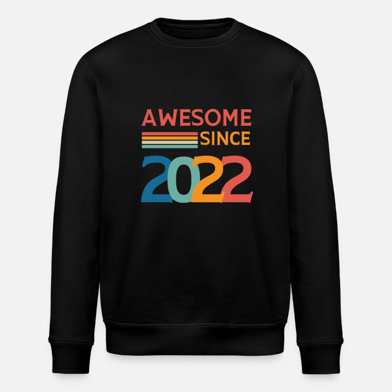 Großartig seit 2022 - Stanley/Stella Unisex Bio-Sweatshirt ROLLER - Schwarz