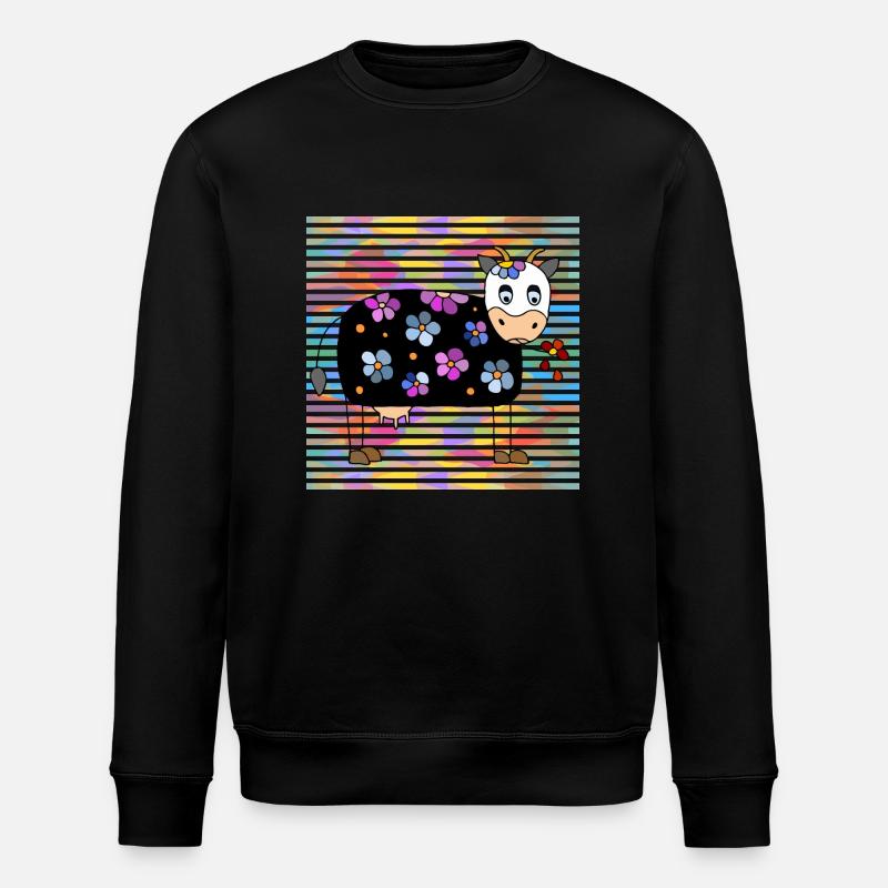 Vache - Sweat bio ROLLER Stanley/Stella Unisexe - noir