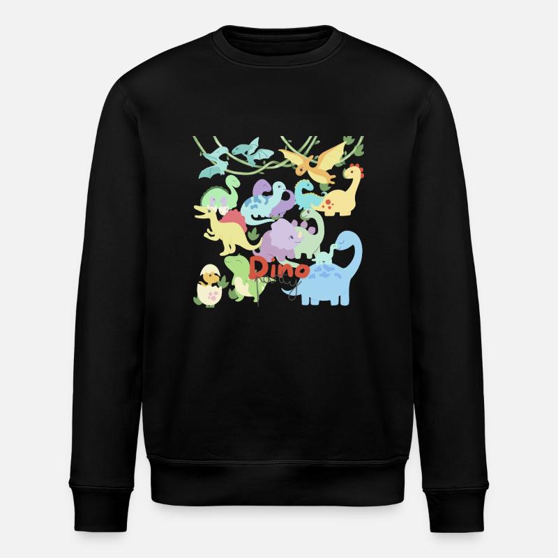Soirée Dino - Sweat bio ROLLER Stanley/Stella Unisexe - noir