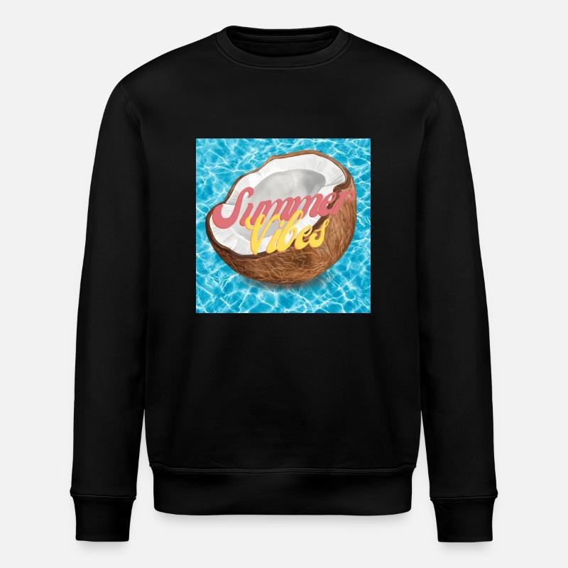 Summer Vibes - Stanley/Stella Unisex Bio-Sweatshirt ROLLER - Schwarz