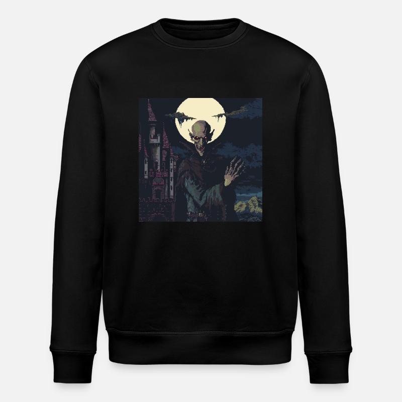 Nosferatu 16 Bit - Stanley/Stella Unisex Bio-Sweatshirt ROLLER - Schwarz