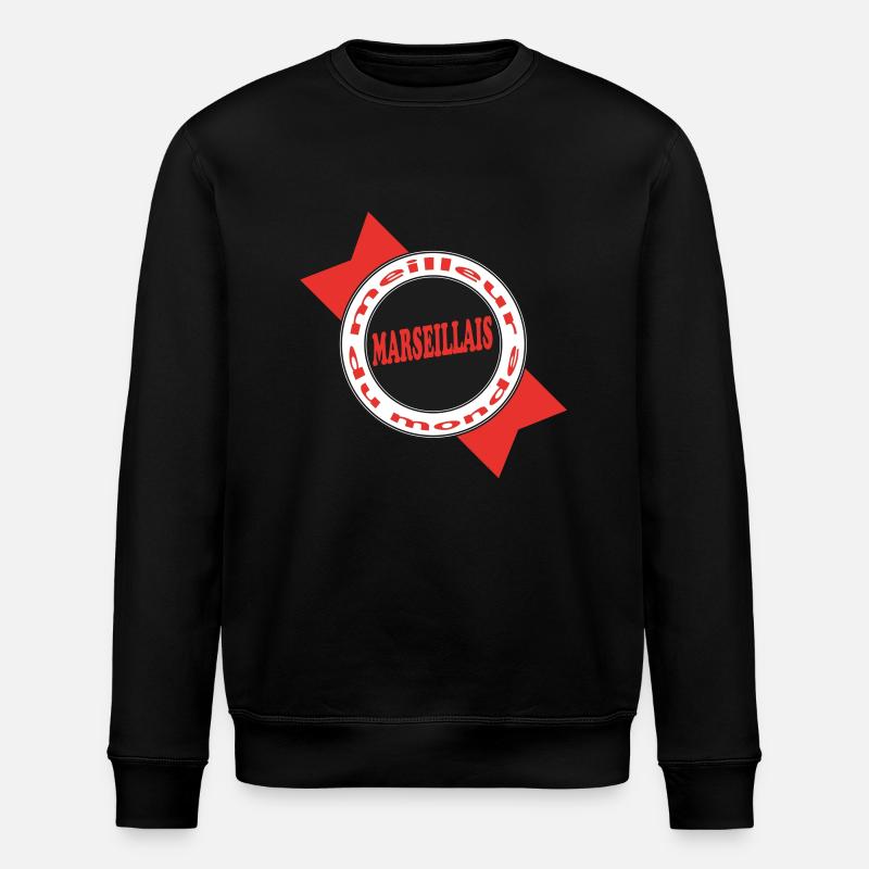 Beste MARSEILLAIS - Stanley/Stella Unisex Bio-Sweatshirt ROLLER - Schwarz