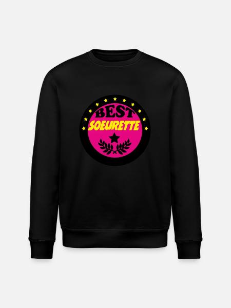 BEST SOEURETTE - Sweat bio ROLLER Stanley/Stella Unisexe - noir