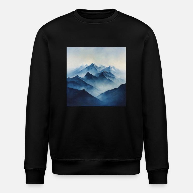 Poster Canvas Mountain 12 - Stanley/Stella Unisex Bio-Sweatshirt ROLLER - Schwarz