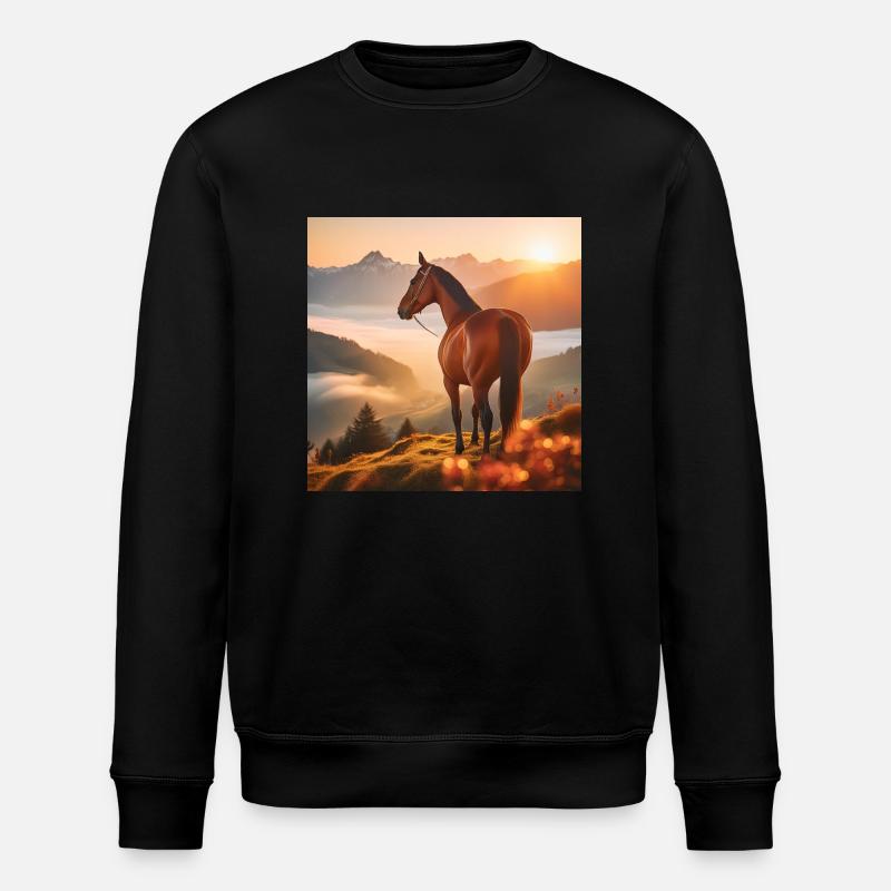 Art du cheval - Sweat bio ROLLER Stanley/Stella Unisexe - noir