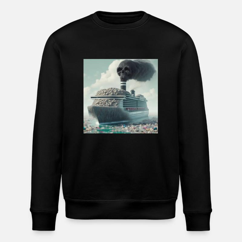 Schiffreisen Umweltschutz - Stanley/Stella Unisex Bio-Sweatshirt ROLLER - Schwarz
