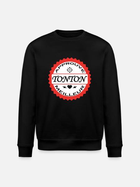 Approved Best UNCLE - Stanley/Stella ROLLER Unisex Organic Sweatshirt - black