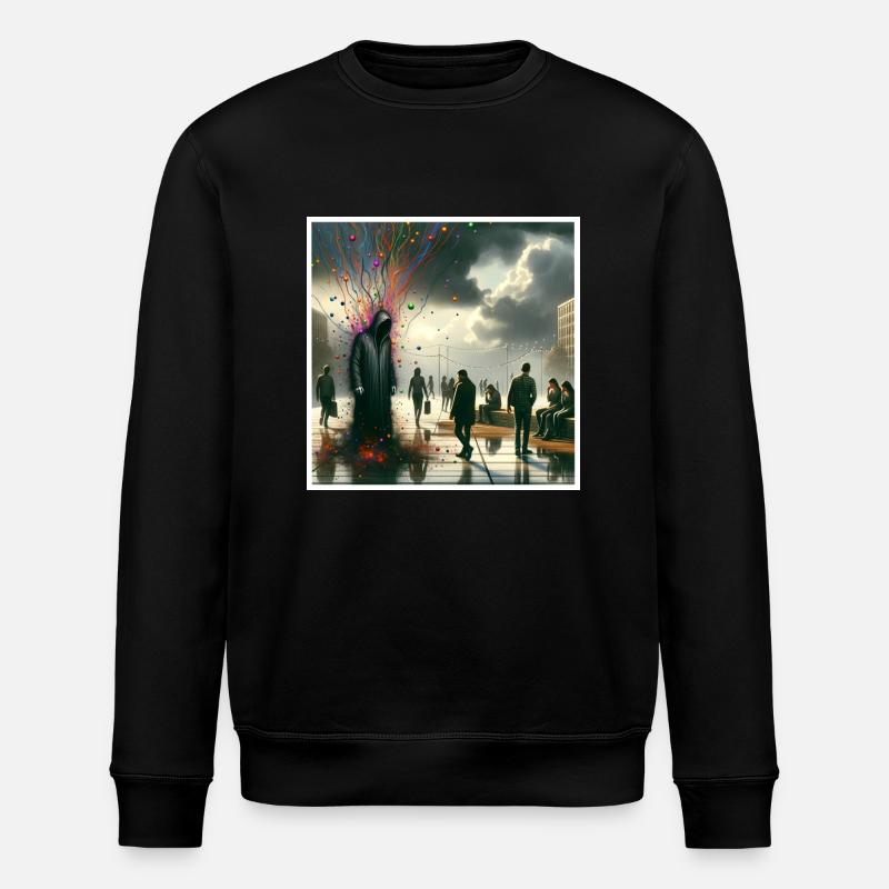 toxische Energie - Stanley/Stella Unisex Bio-Sweatshirt ROLLER - Schwarz