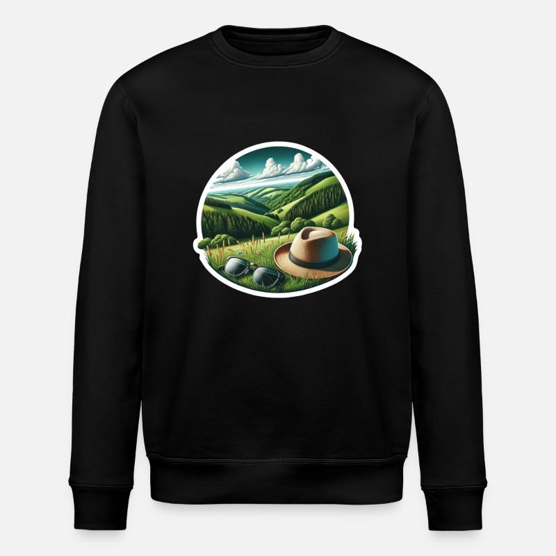 Sauerland Heimatliebe - Stanley/Stella Unisex Bio-Sweatshirt ROLLER - Schwarz