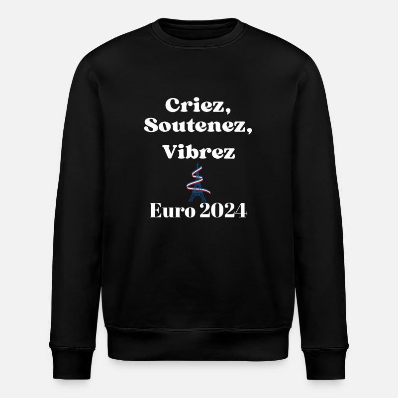 Criez soutenez vibrez - Sweat bio ROLLER Stanley/Stella Unisexe - noir