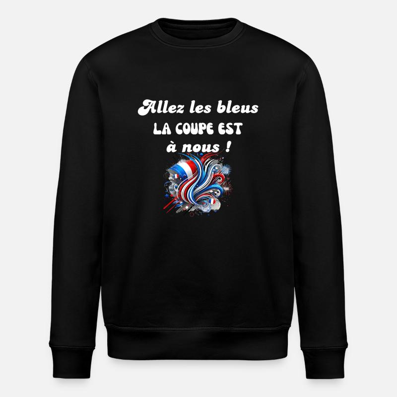 The cup is ours! - Stanley/Stella ROLLER Unisex Organic Sweatshirt - black