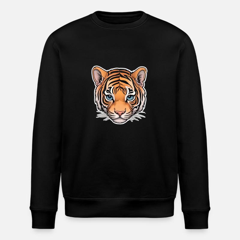 BÉBÉ TIGRE 5 - Sweat bio ROLLER Stanley/Stella Unisexe - noir