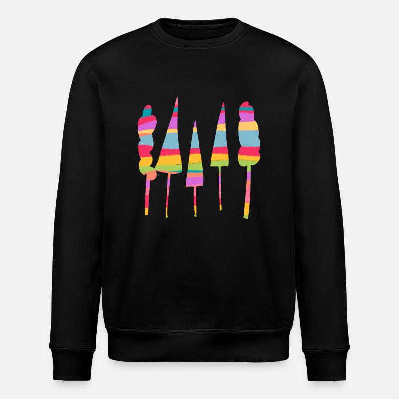 Candy Trees - Stanley/Stella ROLLER Unisex Organic Sweatshirt - black