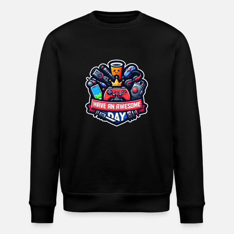 Passez une excellente journée ! - Sweat bio ROLLER Stanley/Stella Unisexe - noir