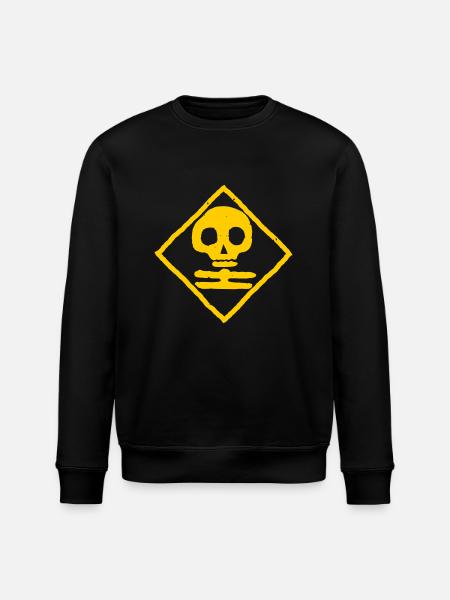 White death Finland - Stanley/Stella ROLLER Unisex Organic Sweatshirt - black