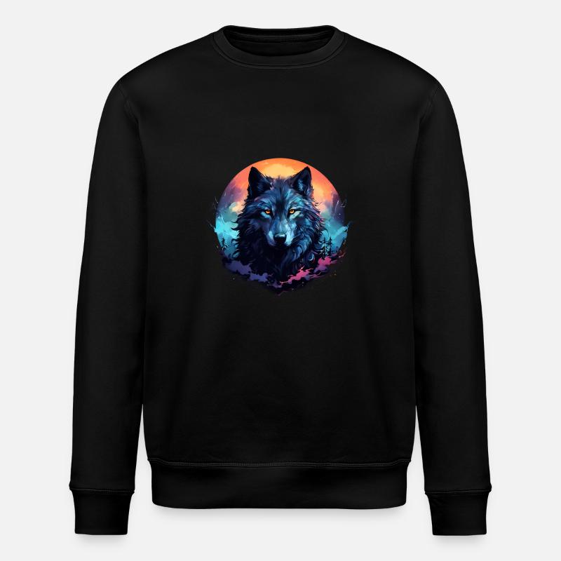 Dark Wolf - Stanley/Stella ROLLER Unisex Organic Sweatshirt - black
