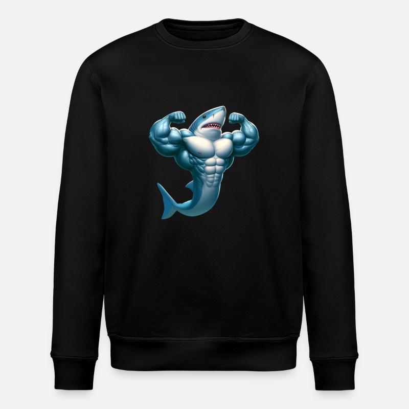 Requin génial - Sweat bio ROLLER Stanley/Stella Unisexe - noir