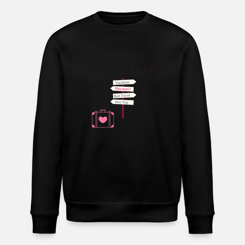 Holiday-Urlaub - Stanley/Stella Unisex Bio-Sweatshirt ROLLER - Schwarz