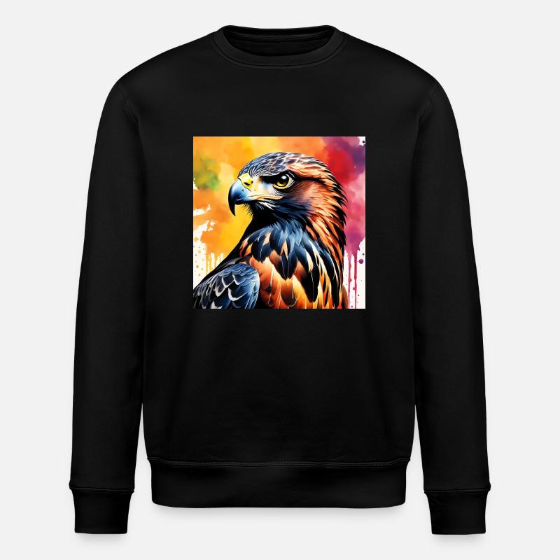 Faucon - Sweat bio ROLLER Stanley/Stella Unisexe - noir