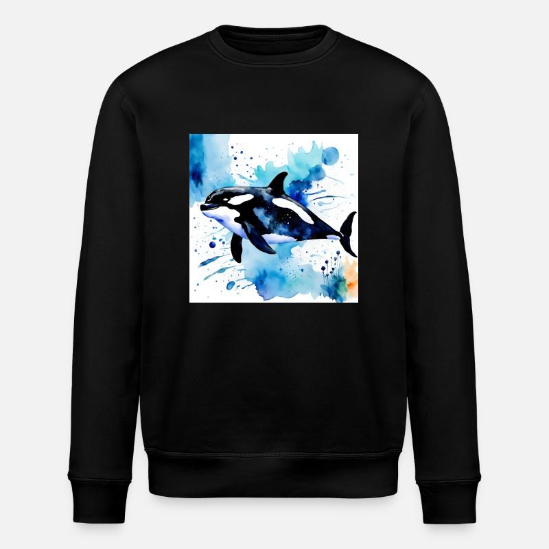 Style orque - Sweat bio ROLLER Stanley/Stella Unisexe - noir
