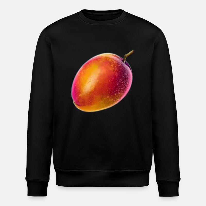 Vaporwave mango - Stanley/Stella ROLLER Unisex Organic Sweatshirt - black