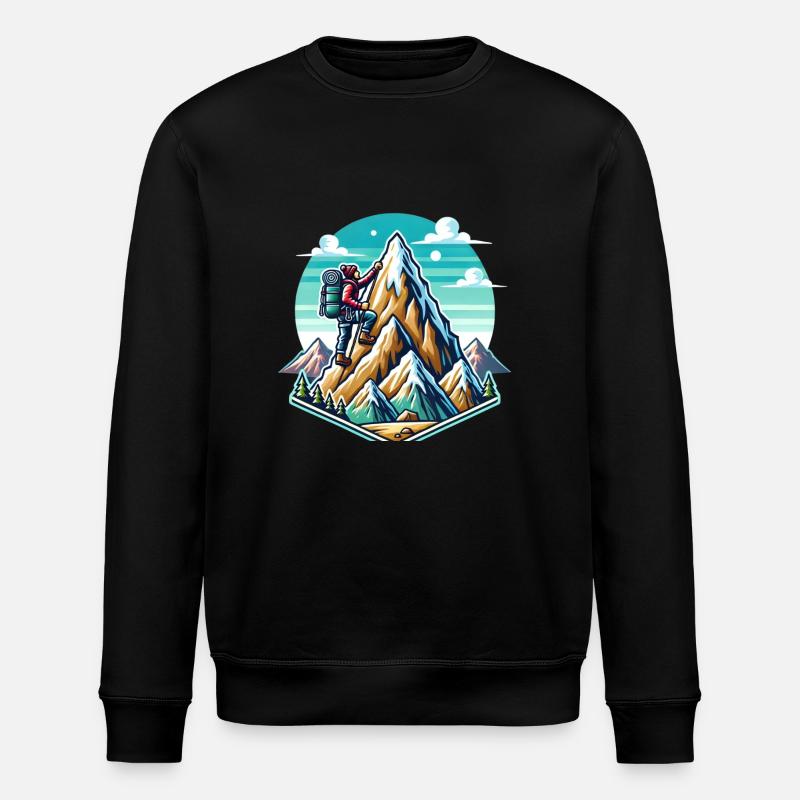 Mountain Adventure - Stanley/Stella Unisex Bio-Sweatshirt ROLLER - Schwarz
