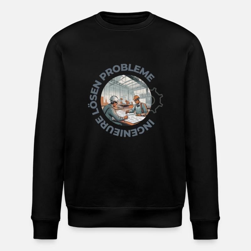 Ingenieure lösen Probleme - Stanley/Stella Unisex Bio-Sweatshirt ROLLER - Schwarz