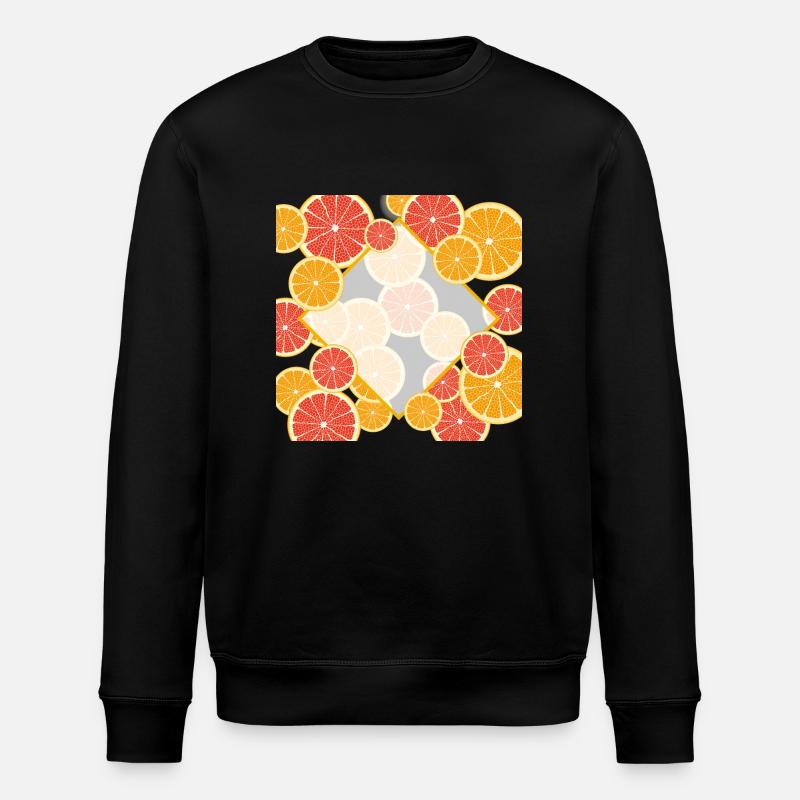 Grapefruit Orange Fenster - Stanley/Stella Unisex Bio-Sweatshirt ROLLER - Schwarz