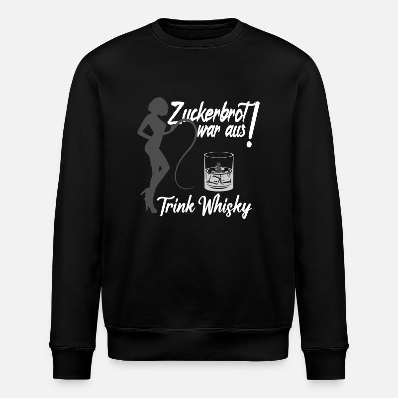 Zuckerbrot war aus - Stanley/Stella Unisex Bio-Sweatshirt ROLLER - Schwarz