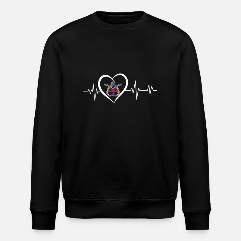 battement de cœur soudeur - Sweat bio ROLLER Stanley/Stella Unisexe - noir