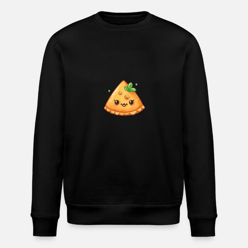 Happy Samosa - Stanley/Stella ROLLER Unisex Organic Sweatshirt - black