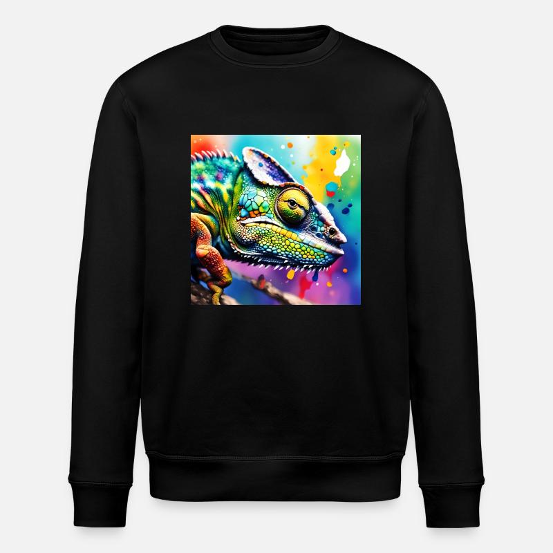 Couleur caméléon - Sweat bio ROLLER Stanley/Stella Unisexe - noir