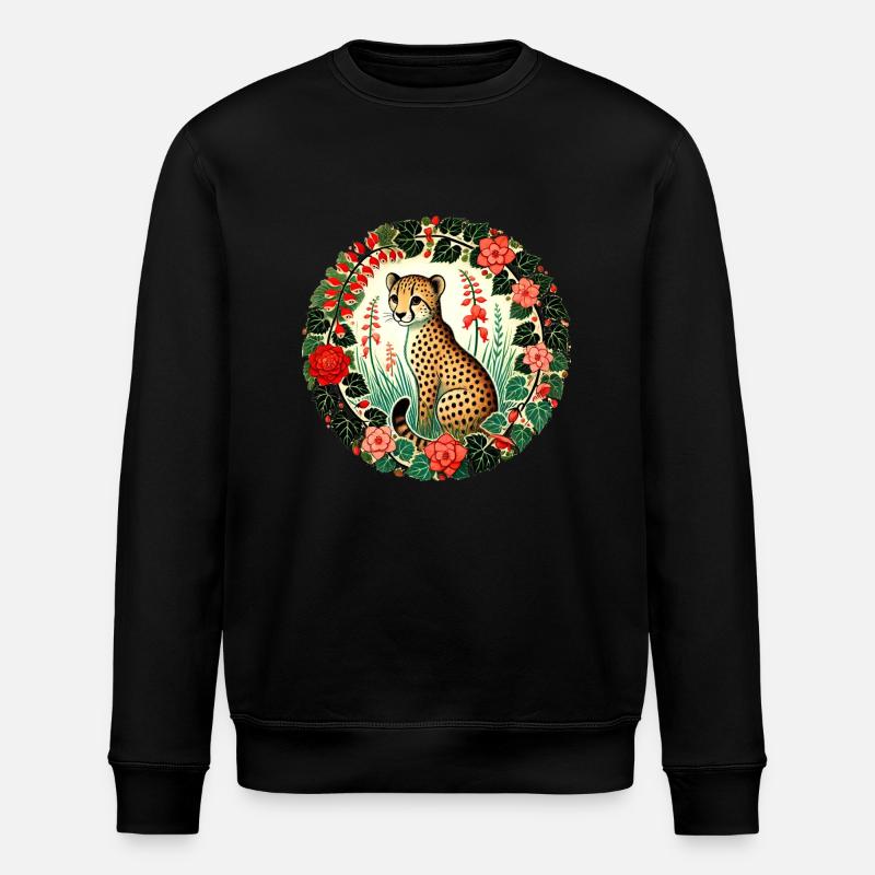 Gepard - Stanley/Stella Unisex Bio-Sweatshirt ROLLER - Schwarz