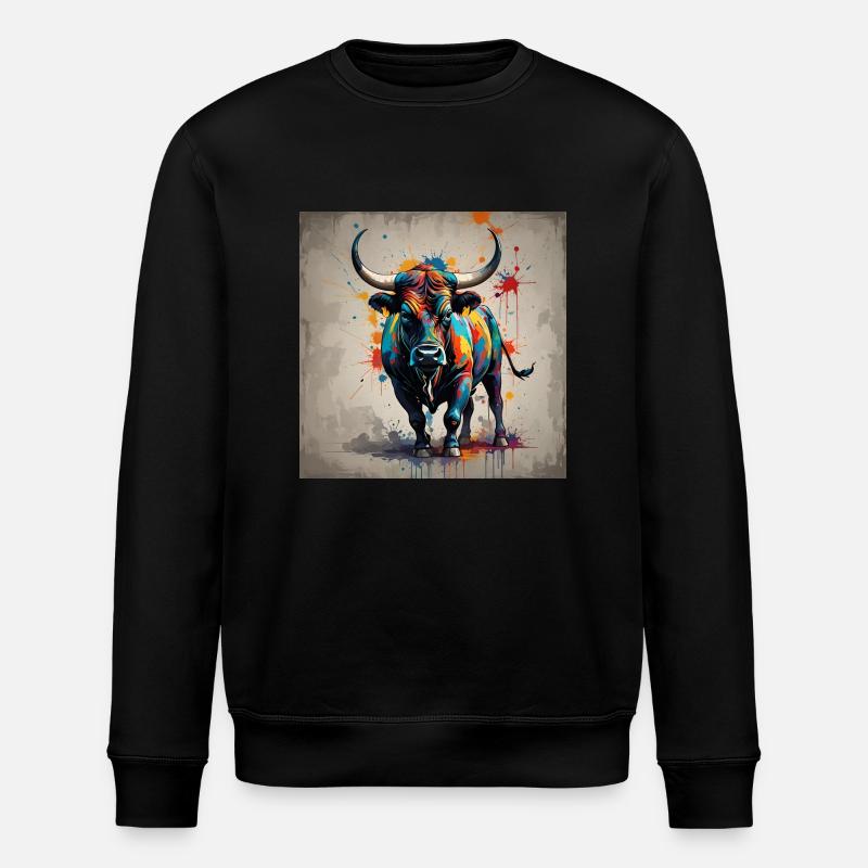 Couleur taureau - Sweat bio ROLLER Stanley/Stella Unisexe - noir