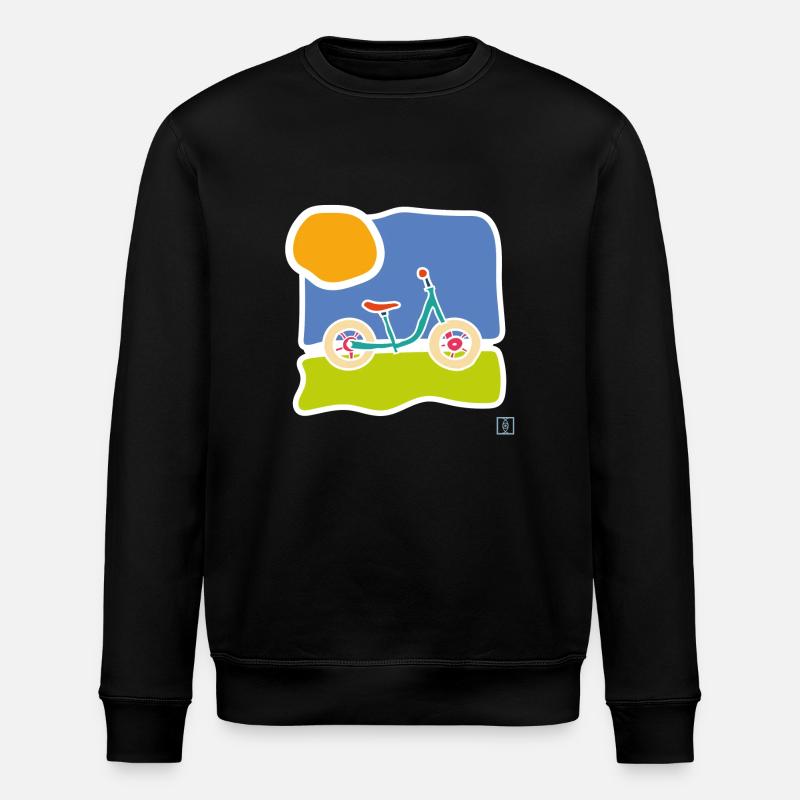 velo enfant - Sweat bio ROLLER Stanley/Stella Unisexe - noir