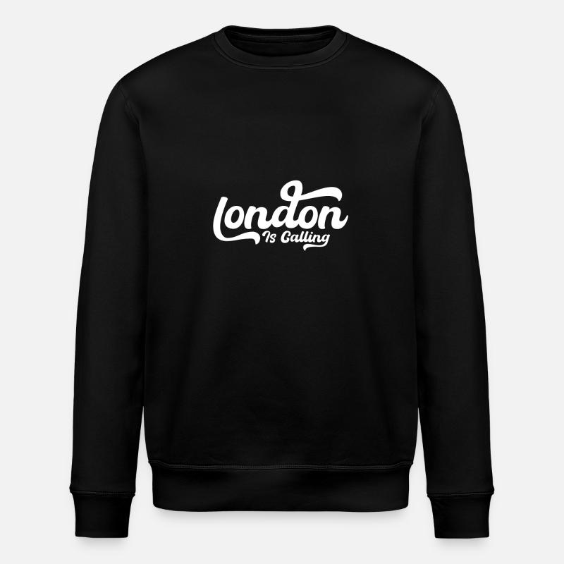 London Is Calling, Aesthetic - Stanley/Stella ROLLER Unisex Organic Sweatshirt - black