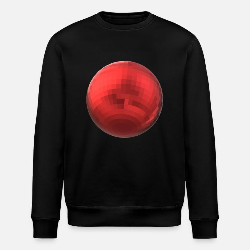 Rote Kugel - Stanley/Stella Unisex Bio-Sweatshirt ROLLER - Schwarz