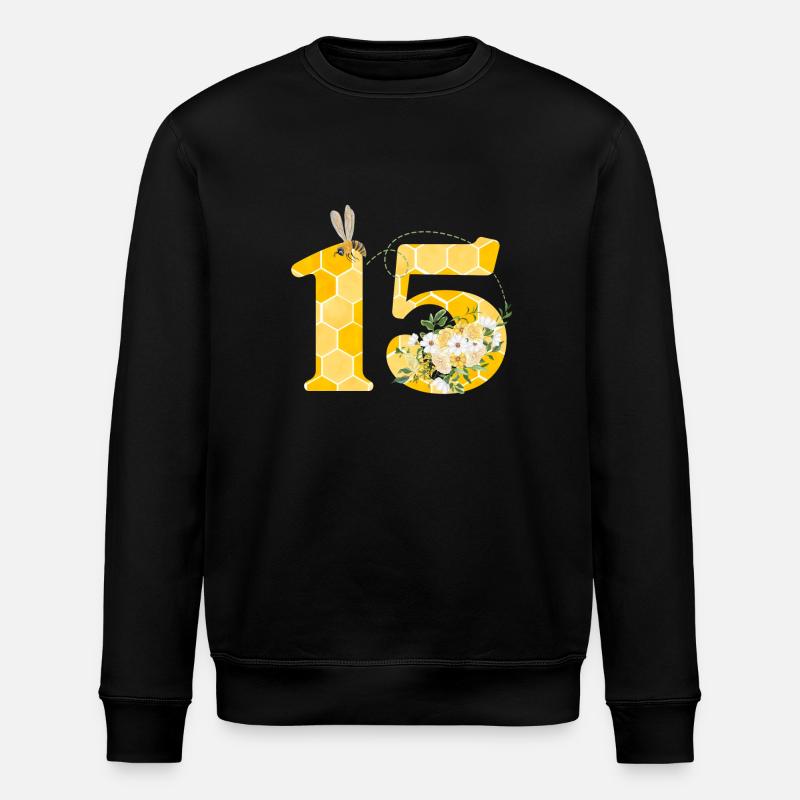 15e anniversaire abeille - Sweat bio ROLLER Stanley/Stella Unisexe - noir