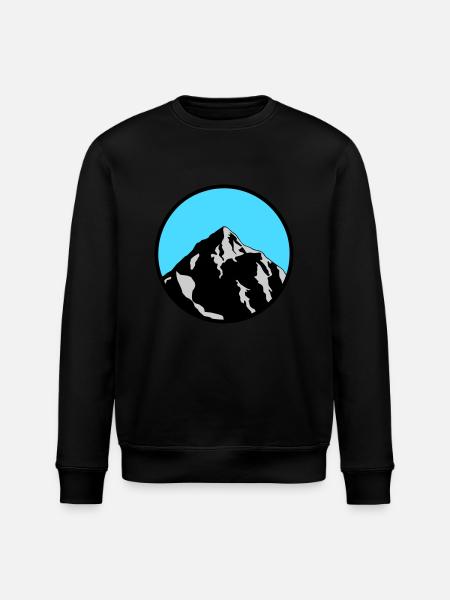 mountain - Stanley/Stella ROLLER Unisex Organic Sweatshirt - black