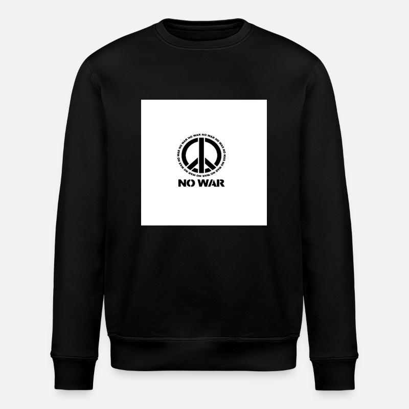 No War - Stanley/Stella Unisex Bio-Sweatshirt ROLLER - Schwarz