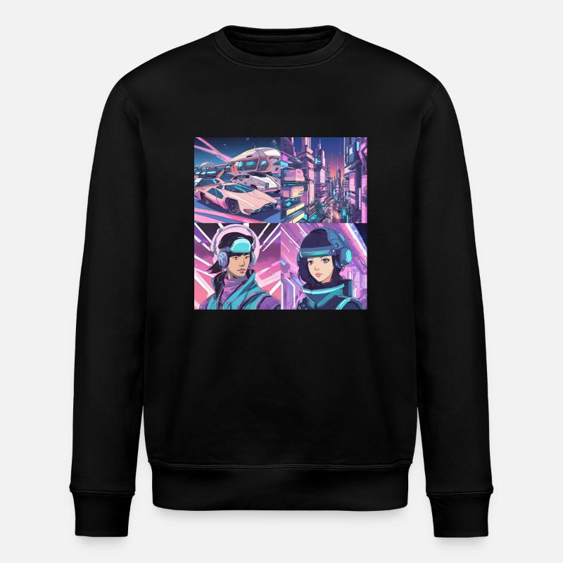 Future Space - Stanley/Stella Unisex Bio-Sweatshirt ROLLER - Schwarz