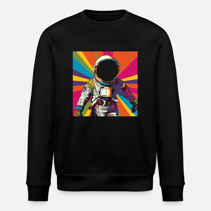 ASTRONAUTE VIBE - Sweat bio ROLLER Stanley/Stella Unisexe - noir