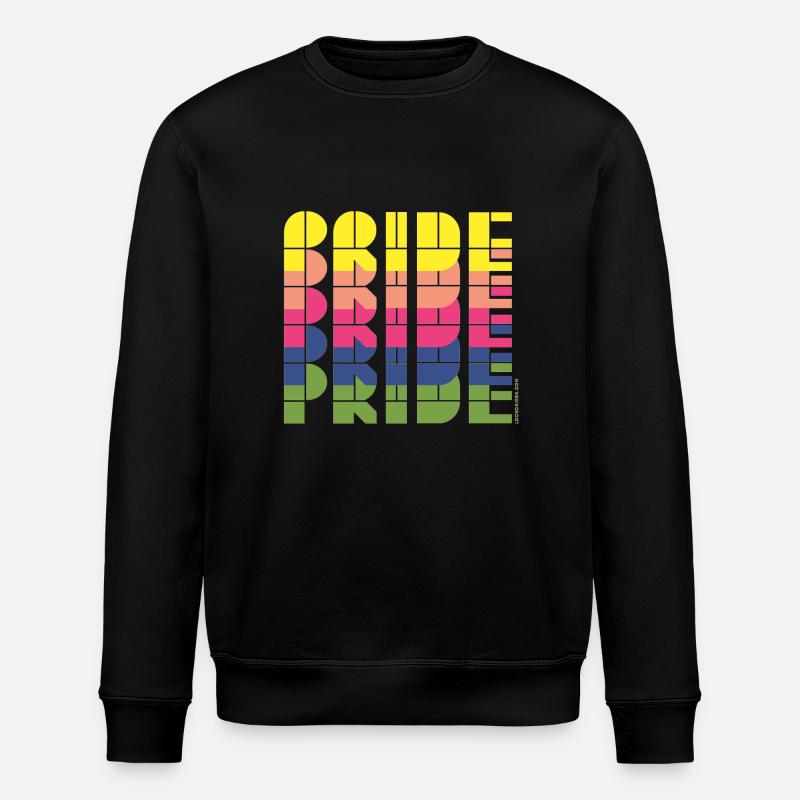Pride Everyday Design LGBTQ+ - Stanley/Stella ROLLER Unisex Organic Sweatshirt - black