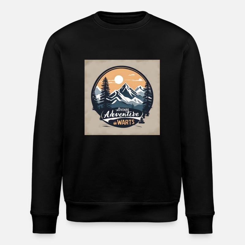 Mountain Warts - Stanley/Stella Unisex Bio-Sweatshirt ROLLER - Schwarz